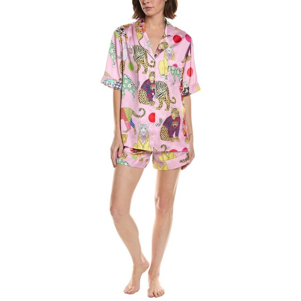 Karen Mabon Womens  2Pc Print Pajama Set